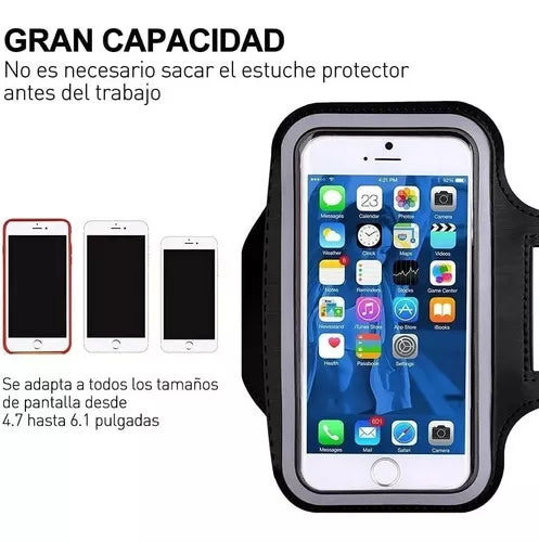 BRAZALETE PORTA CELULAR DEPORTIVO