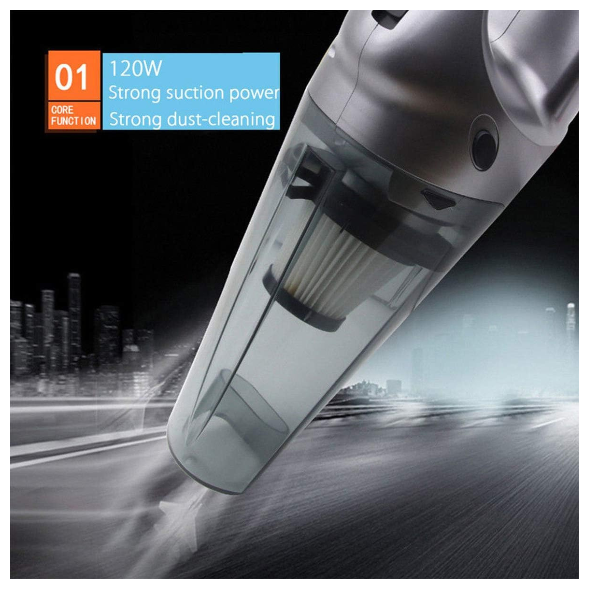 TurboClean Car - Aspiradora Portátil para autos