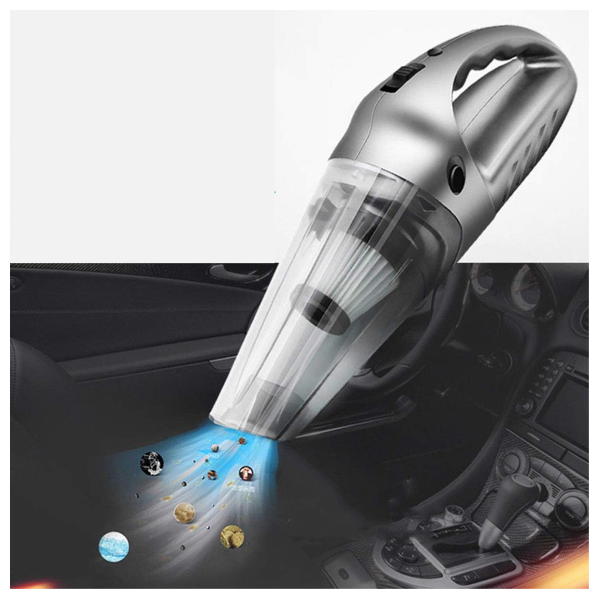 TurboClean Car - Aspiradora Portátil para autos