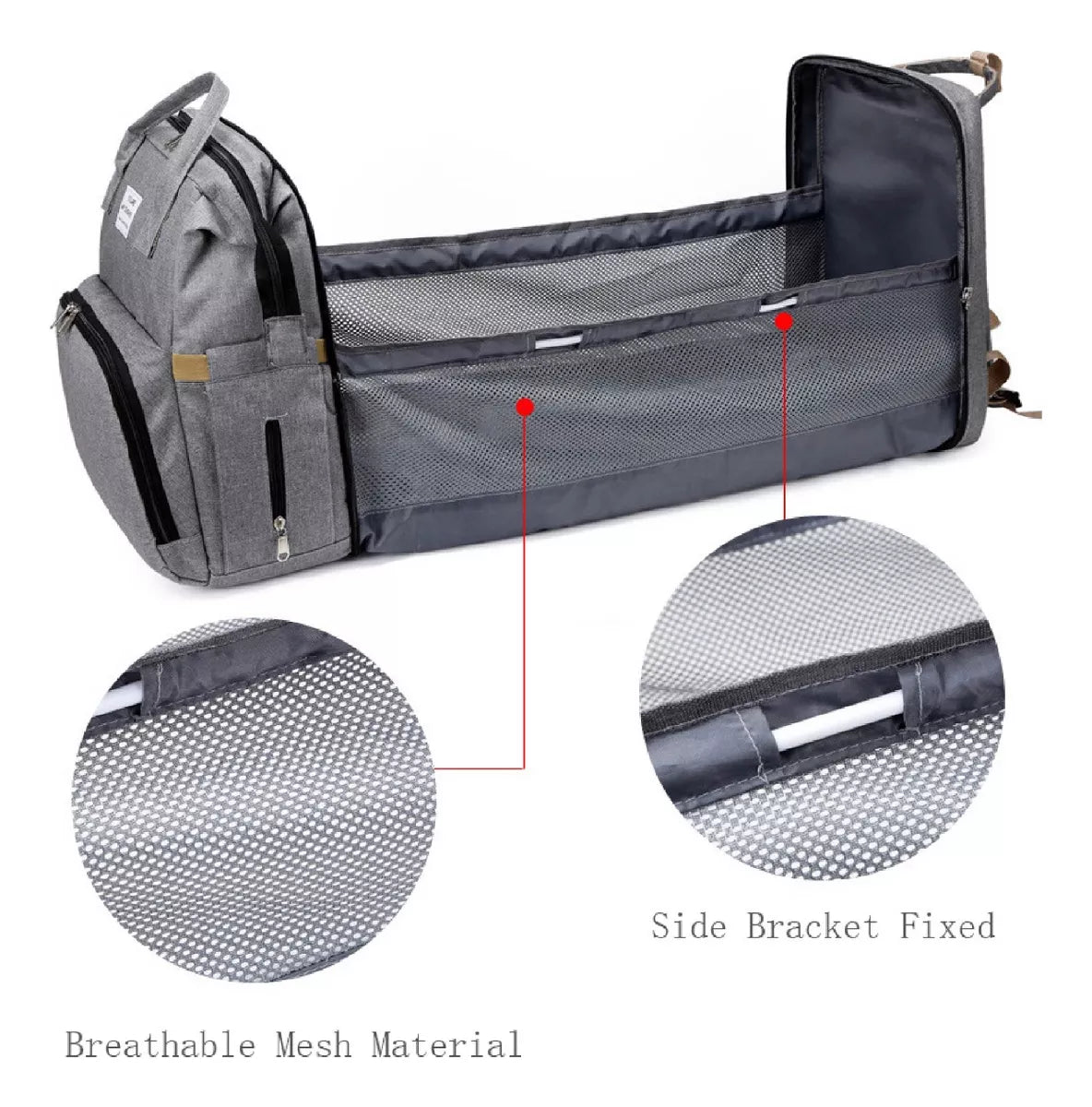 MOCHILA MATERNAL CUNA BEBE