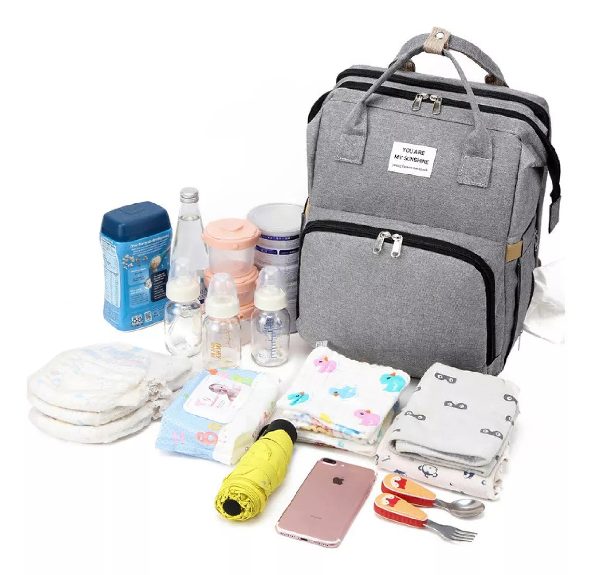 MOCHILA MATERNAL CUNA BEBE