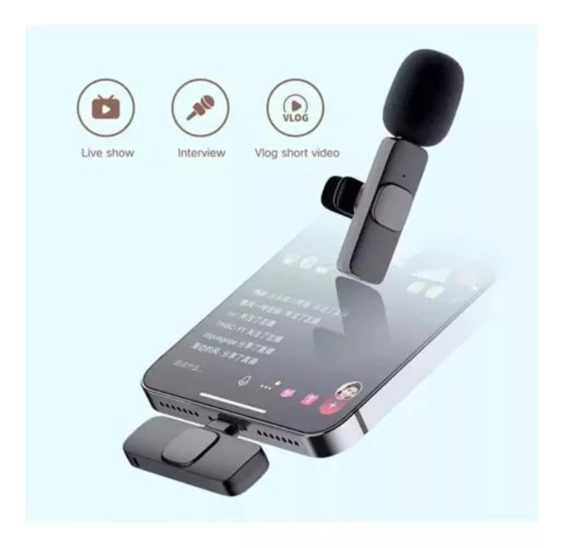 MICRÓFONO K8 INALÁMBRICO TIPO C