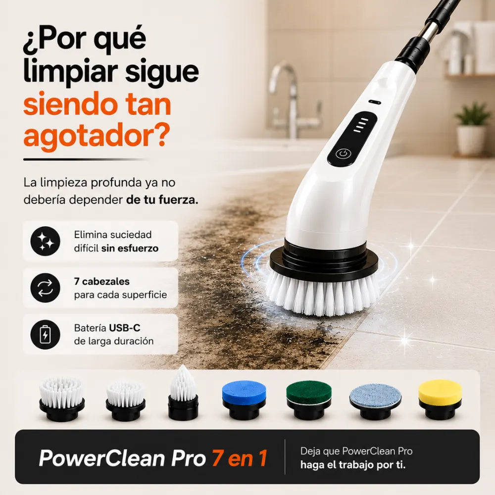 PowerClean Pro 7 en 1 | Hogar limpio sin esfuerzo