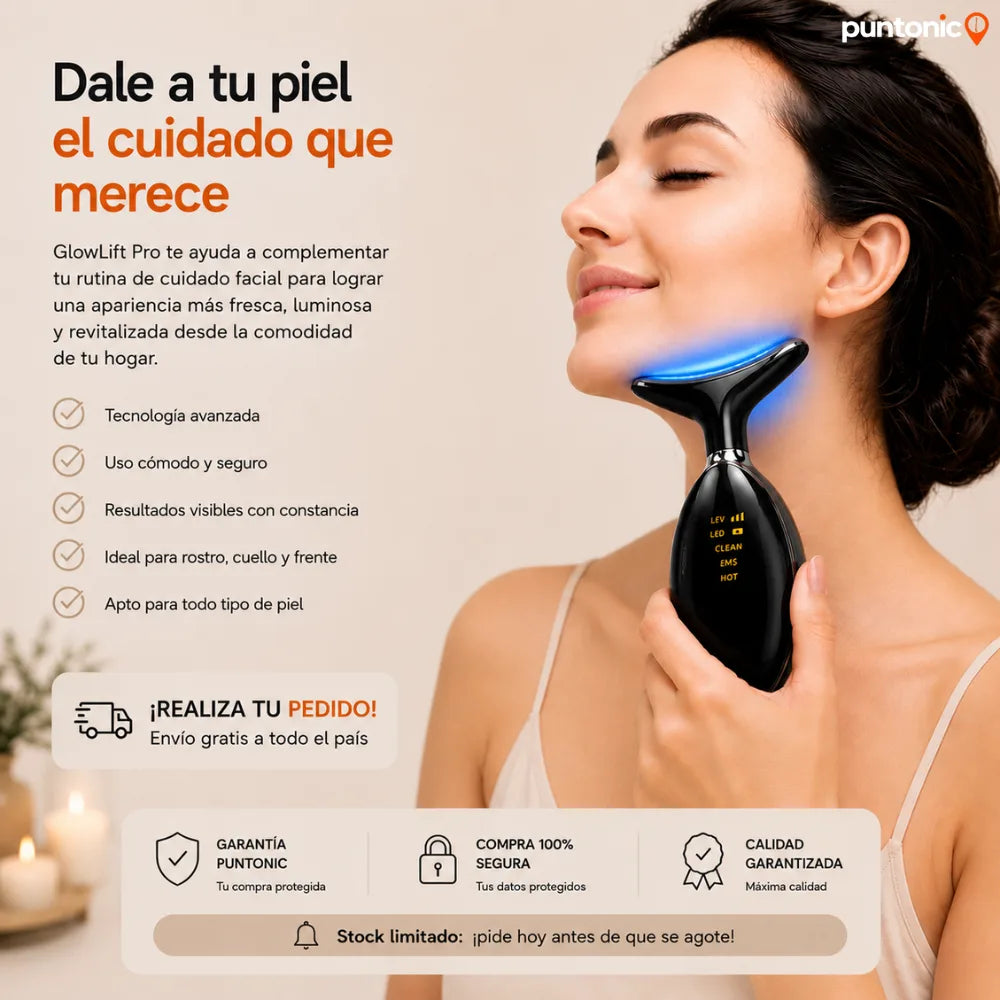 GlowLift Pro | Ilumina, revitaliza y reafirma tu piel desde casa