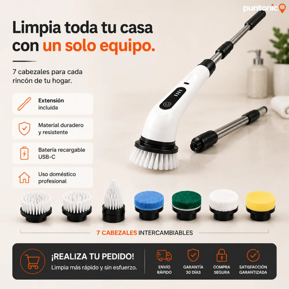 PowerClean Pro 7 en 1 | Hogar limpio sin esfuerzo