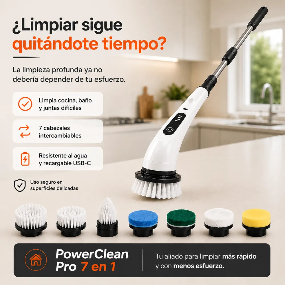 PowerClean Pro 7 en 1 | Hogar limpio sin esfuerzo