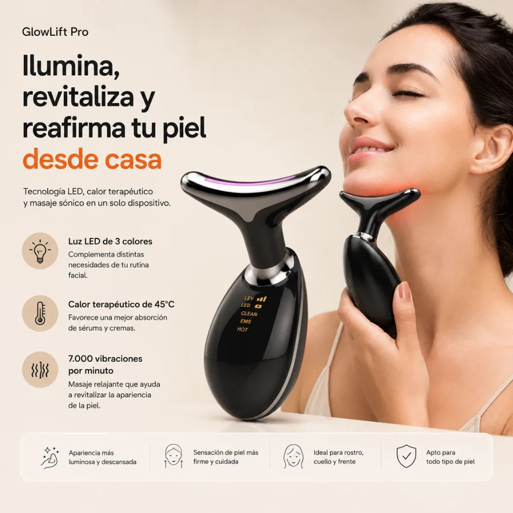 GlowLift Pro | Ilumina, revitaliza y reafirma tu piel desde casa